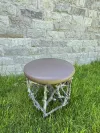 Twig Design Bronze Garden Stool 4
