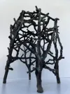 Twig Design Bronze Garden Stool 5