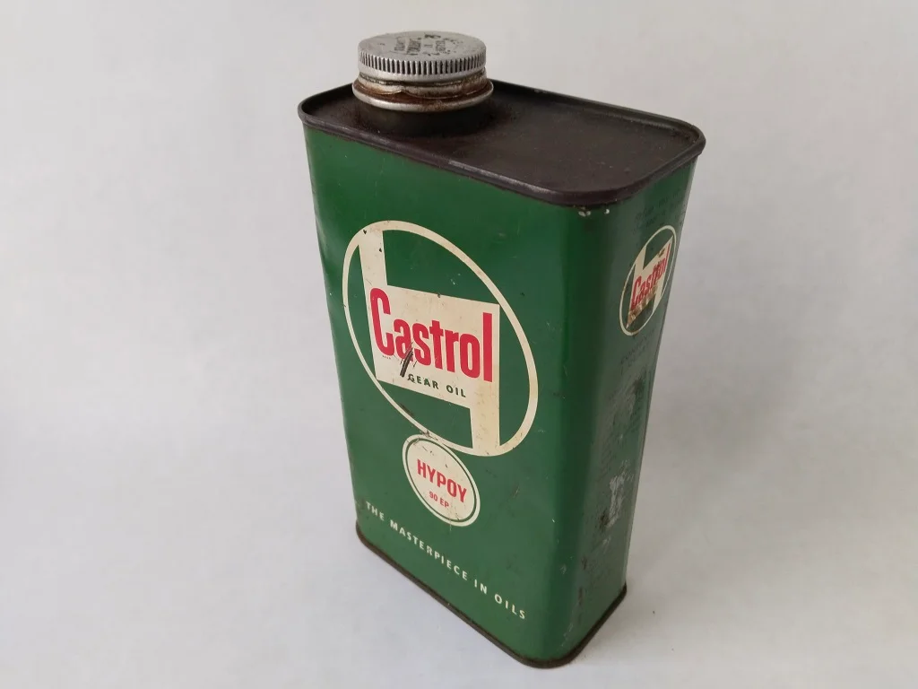 Vintage Castrol Gear Oil Can 1960s Classic Cars Automobilia 11