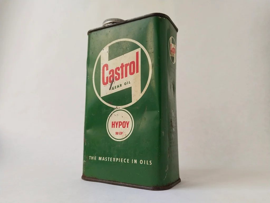 Vintage Castrol Gear Oil Can 1960s Classic Cars Automobilia 9