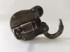 Vintage Handcrafted Lock Old Iron Padlock Original Key 3