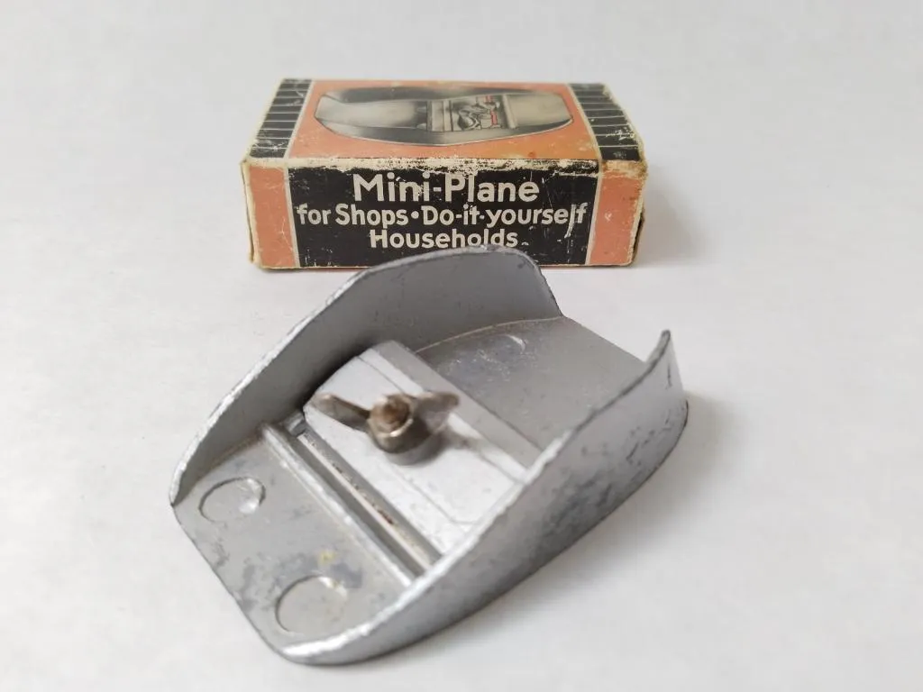 Vintage Mini-Hobel mit Originalverpackung 1950er 5