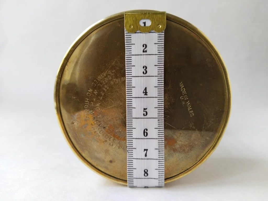 Vintage Öllampe British Coal Miners Company Wales UK 12