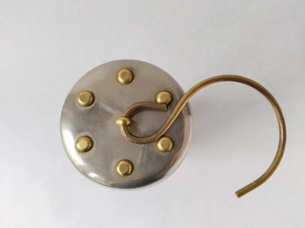 Vintage Oil Lamp British Coal Miners Company Wales Paraffin 10