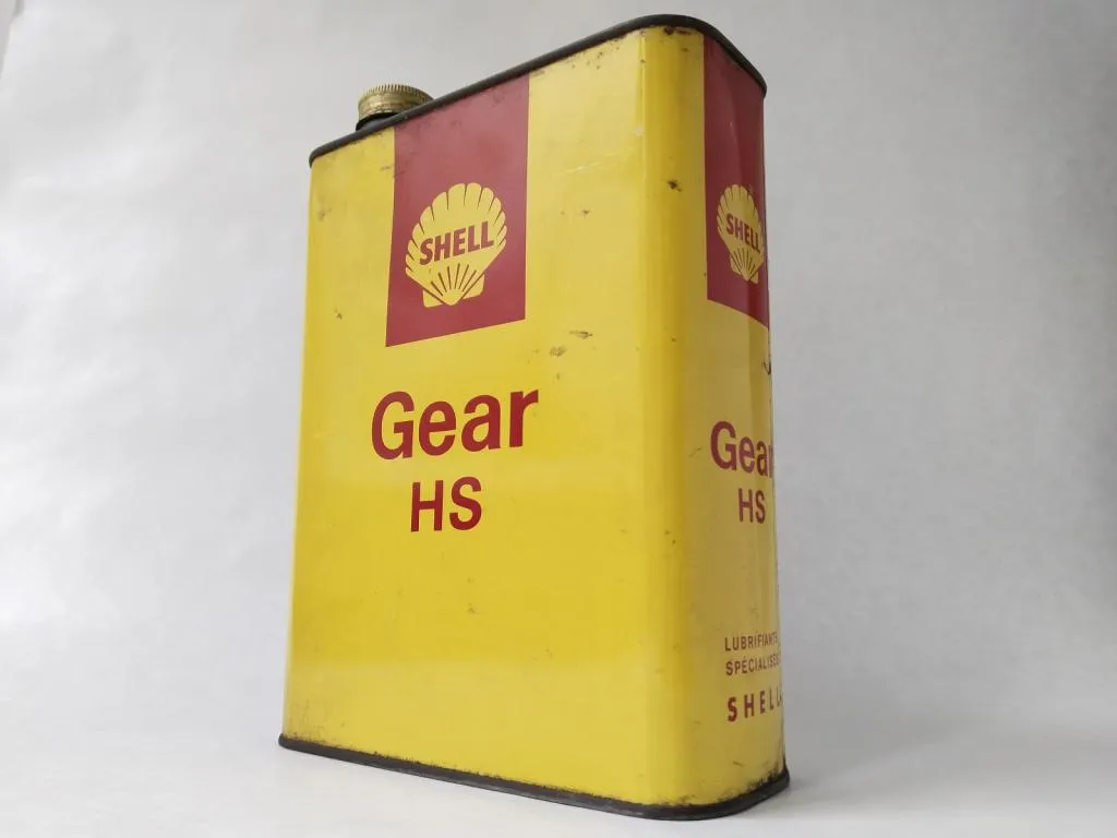 Vintage Shell Gear HS Oil Can 1