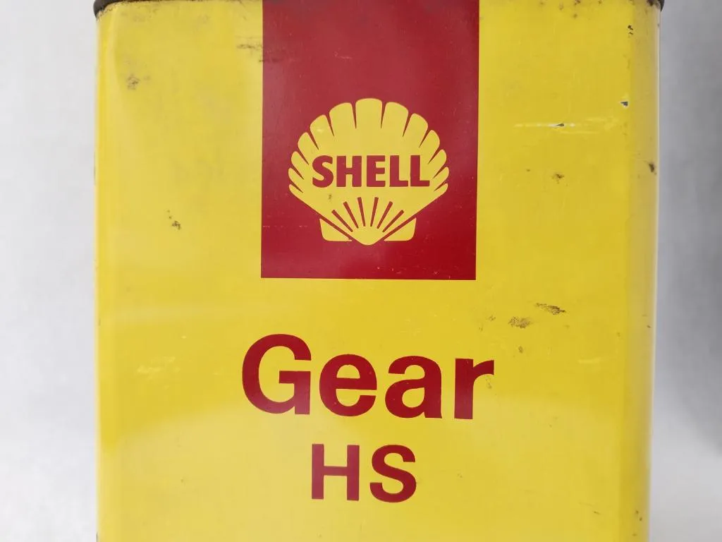 Vintage Shell Gear HS Oil Can 9