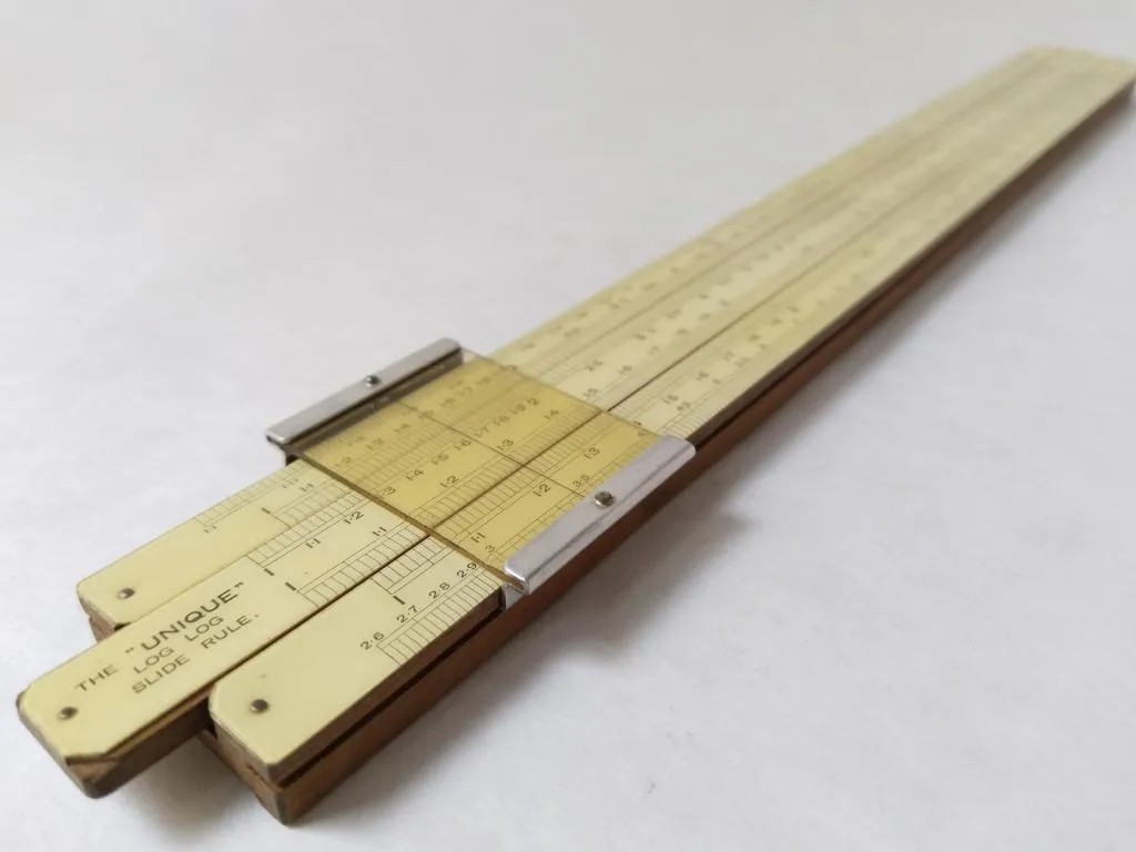Vintage The Unique Log Log Slide Rule 1