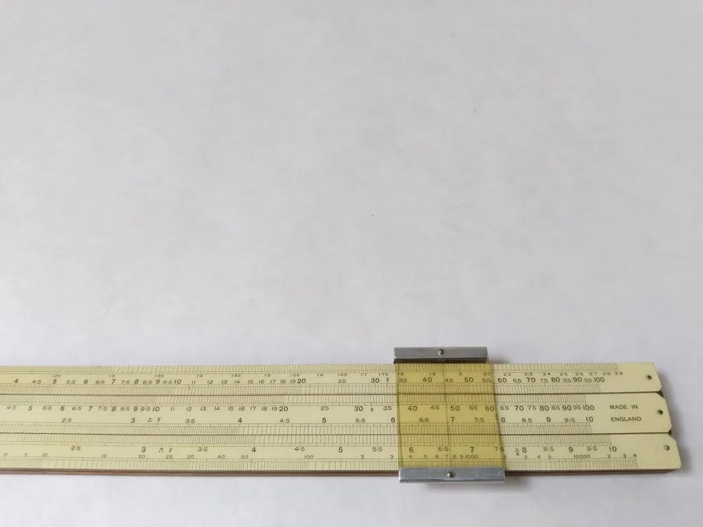 Vintage The Unique Log Log Slide Rule 10