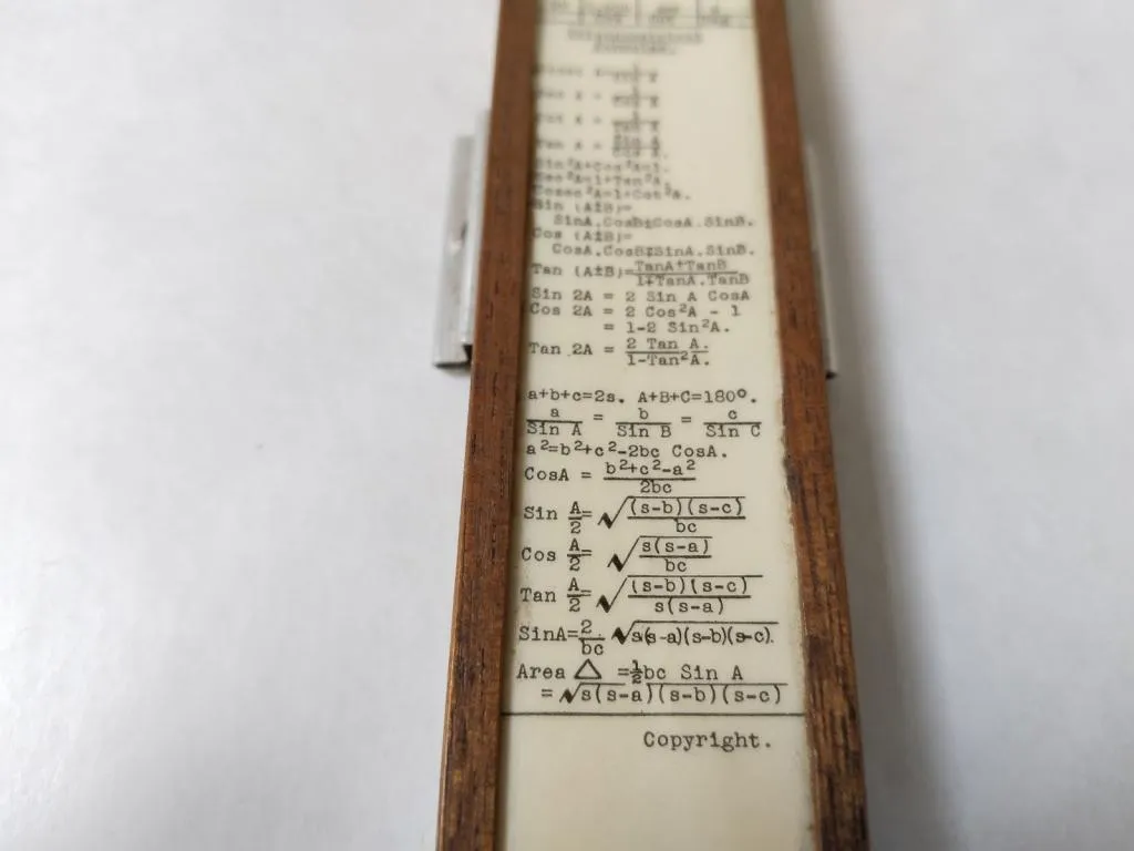 Vintage The Unique Log Log Slide Rule 4