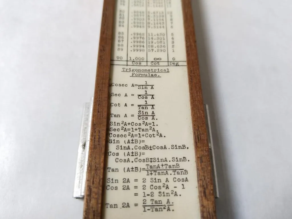 Vintage The Unique Log Log Slide Rule 6