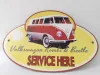 Vintage Volkswagen T1 Holzschild 1