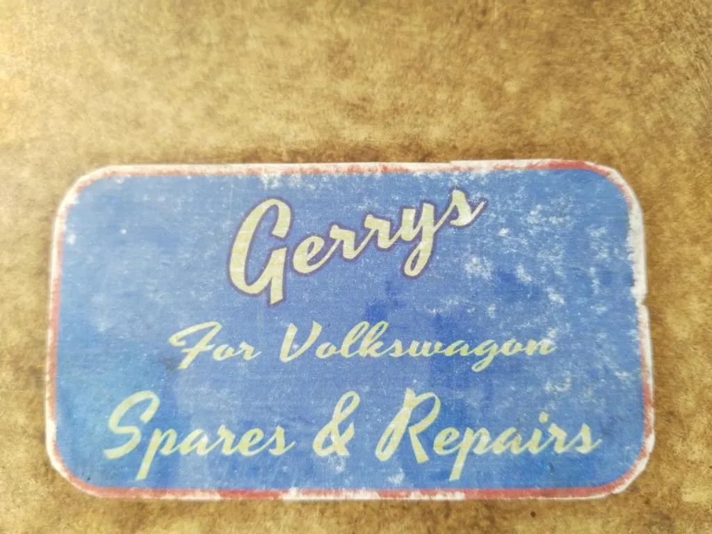 Vintage Volkswagen T1 Wooden Garage Sign 4