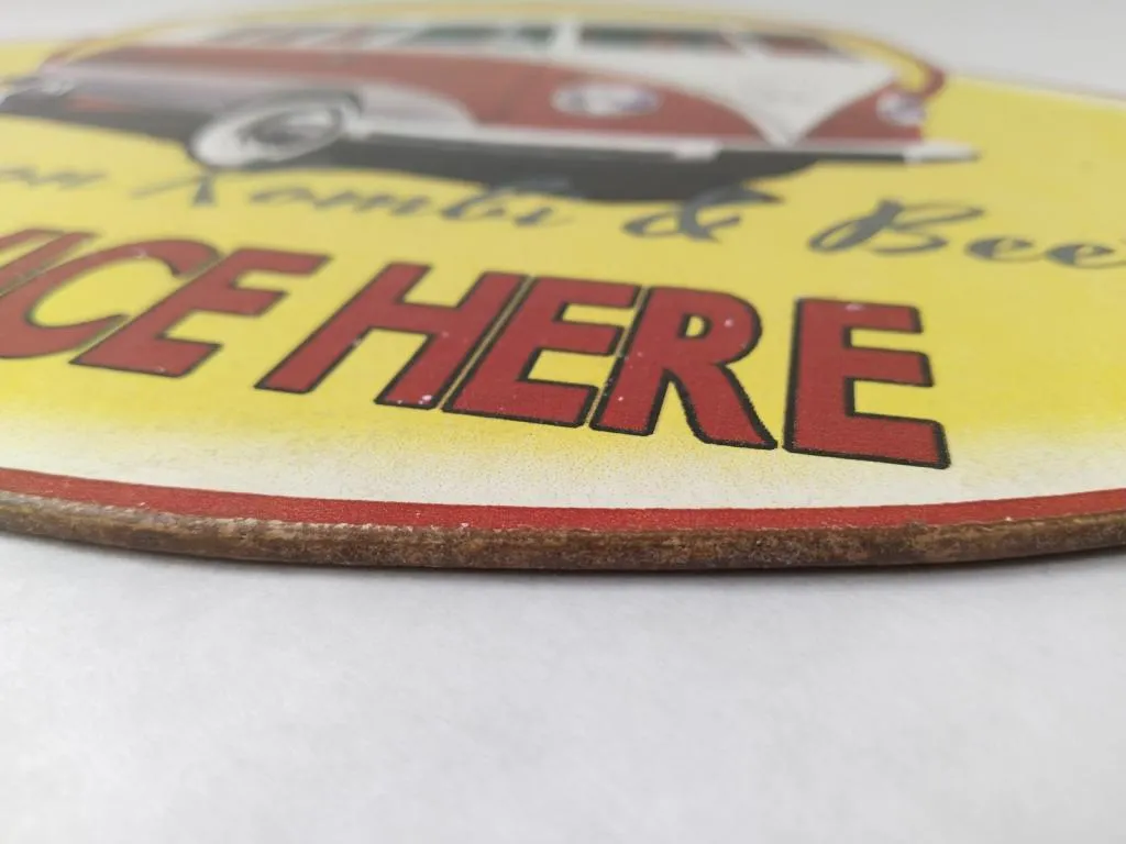 Vintage Volkswagen T1 Wooden Garage Sign 7