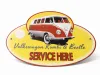 Vintage Volkswagen T1 Wooden Garage Sign