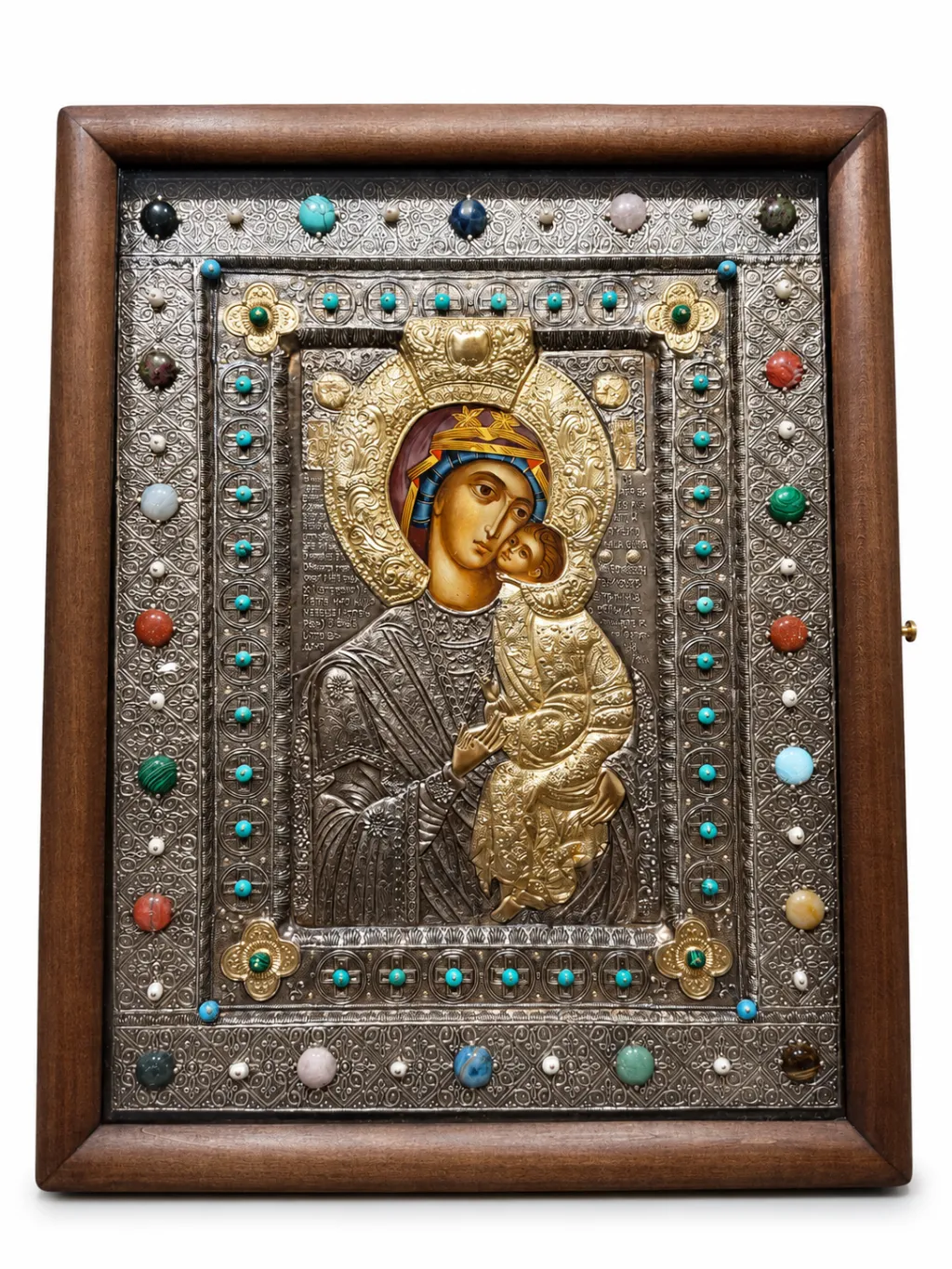 Virgin Mary With Baby Jesus Icon