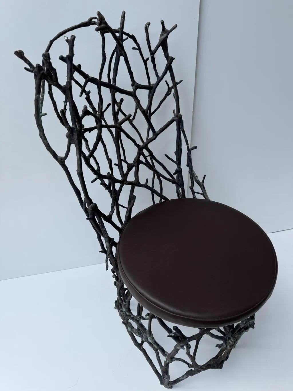 Wetterfester Dinner Gartenstuhl aus Zweigen-Design 2 1