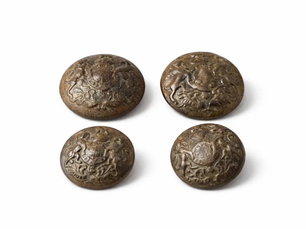 WWI British General Service Uniform Metal Buttons