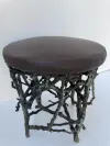 Zweig-Design Bronze Gartenhocker 1