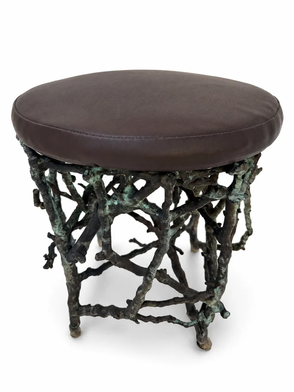 Zweig-Design Bronze Gartenhocker