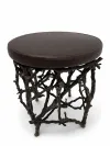 Zweig-Design Bronze Gartenhocker 2