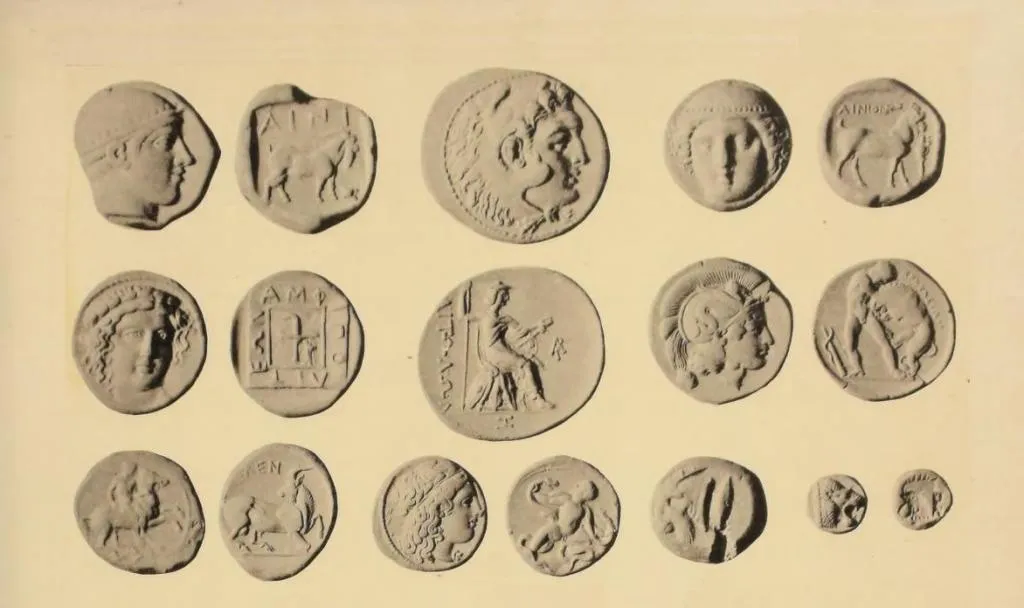 Antike griechische Tetradrachme aus Silber