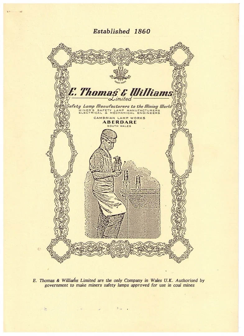 E. Thomas &amp; Williams Limited