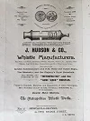 J Hudson And Co Print Ad Circa 1900 Small