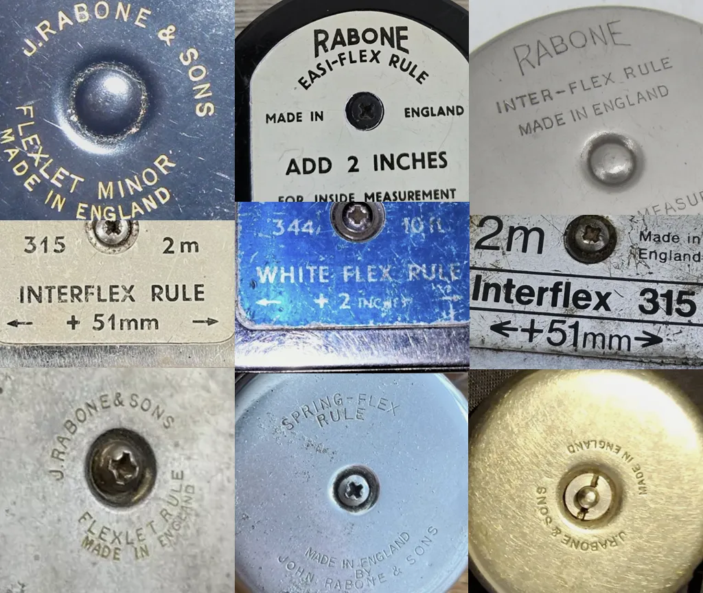 John Rabone and Sons Taschenmaßbände