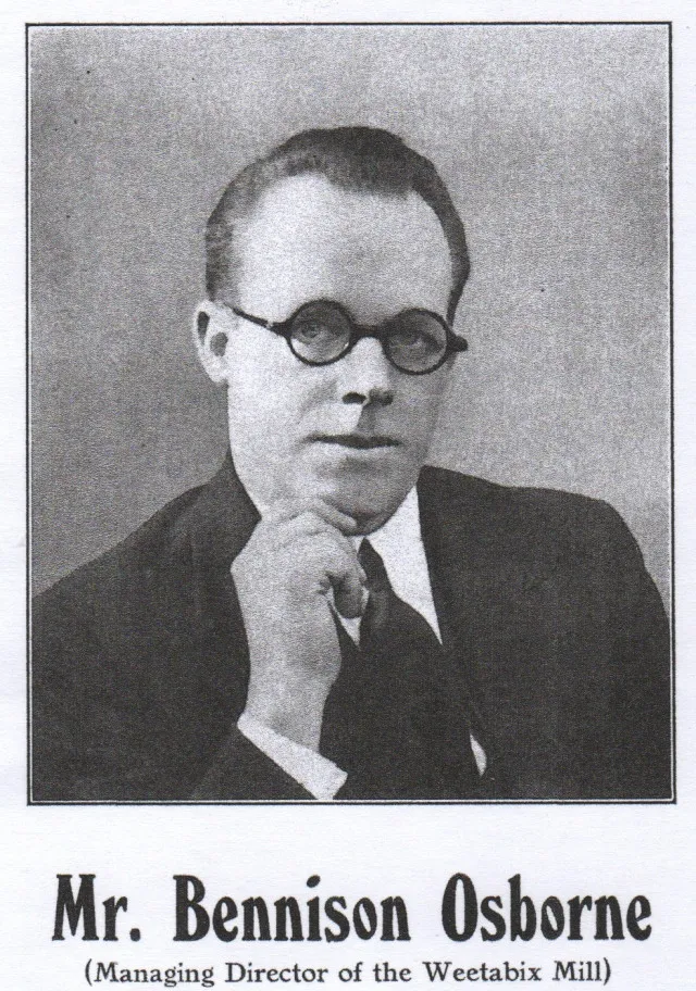Mr.  Bennison Osborne - Managing Director of the Weetabix mill
