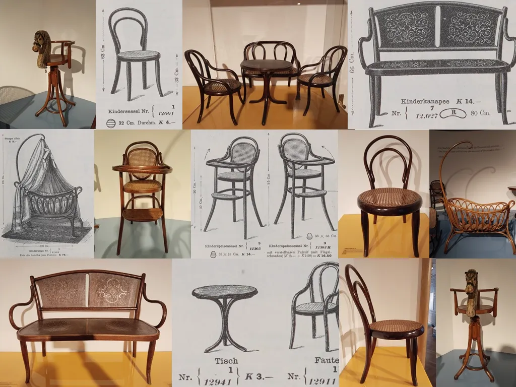 Thonet Kinder- und Puppenmöbel