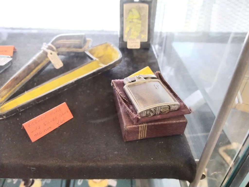 Vintage Ronson lighter on display, a sought-after collectible for lighter enthusiasts.